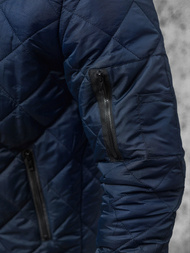 Pánska Bunda Námornícka Modrá OZONEE JS/MY21Z