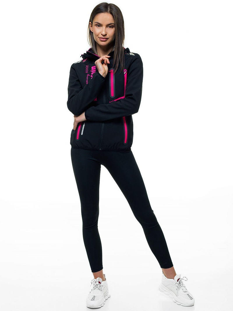 Dámska Bunda Softshell Čierna OZONEE JS/HH030/1
