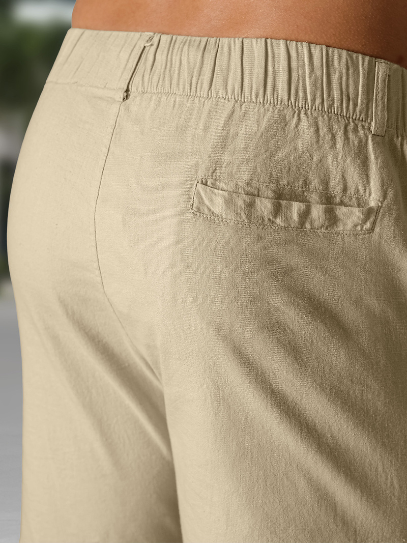 Pánske chino kraťasy béžové OZONEE TMK/DC809/5Z