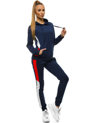 Dámska Mikina Tmavo-Námornícke Modrá OZONEE JS/JK88125/25