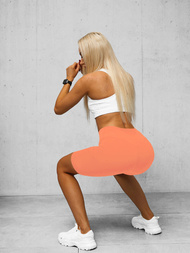 Krátke dámske legíny lososové OZONEE O/K5-J