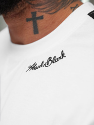 Pánske Tričko Biele OZONEE O/QQ1195Z