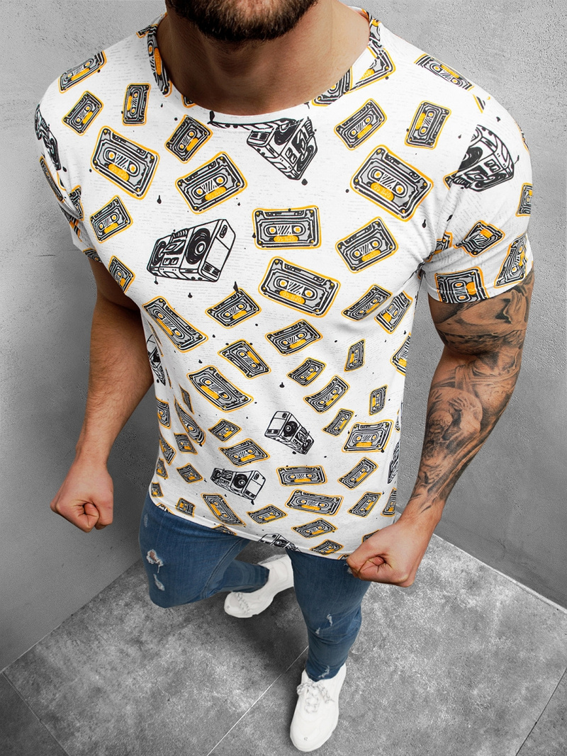 Pánske Tričko Farebné OZONEE O/BL2255