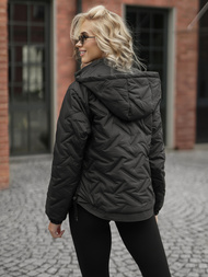 Dámska bunda čierna OZONEE JS/16M9315/392AZ