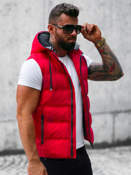 Pánska Vesta Červená OZONEE JS/5M758/270