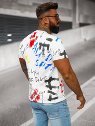 Pánske Tričko Biele OZONEE JS/8T1211/1