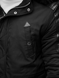 Pánska Zimná Bunda Čierna OZONEE O/88853