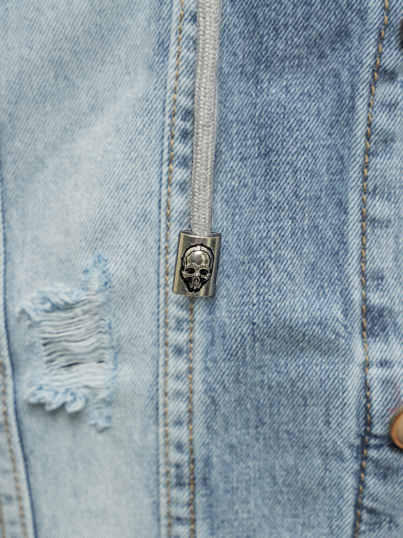 Pánska Riflová Bunda Svetlo Modrá OZONEE NB/MJ505BC