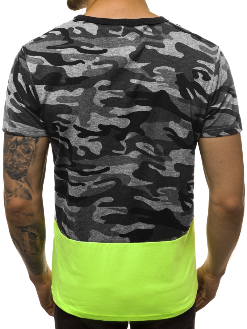 Pánske Tričko grafitový OZONEE JS/SS10978