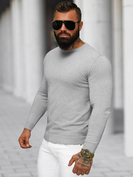 Pánsky Sveter Sivý OZONEE NB/MMB602/2Z