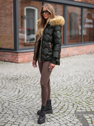 Dámska Zimná Bunda Čierna OZONEE JS/5M3337/392