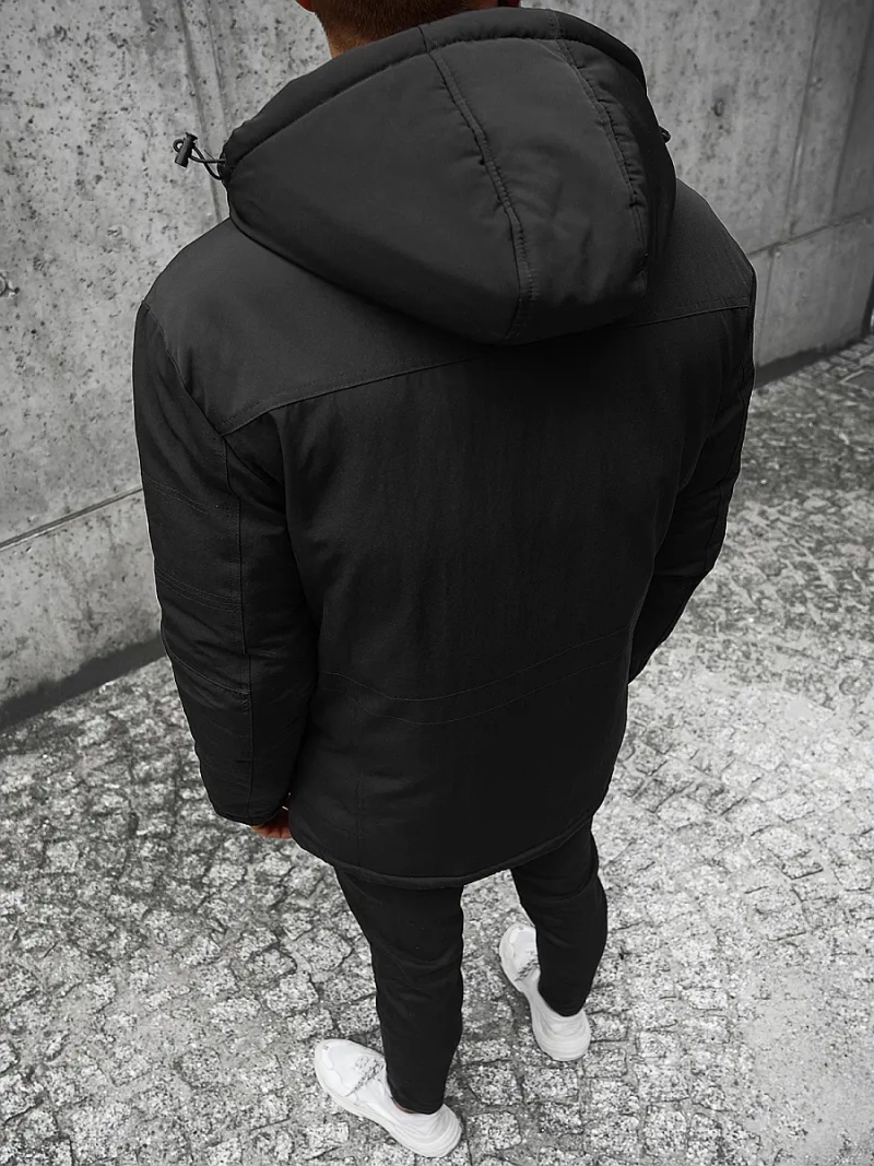 Pánska Bunda Čierna OZONEE JS/M713/392
