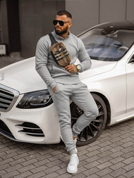 Pánska Tepláková Súprava Šedá OZONEE JS/68C10385/2Z