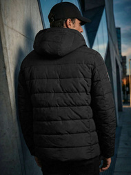 Pánska Bunda Čierna OZONEE JS/31M5081/392