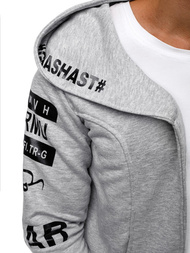 Pánska Mikina Sivá OZONEE A/11110Z