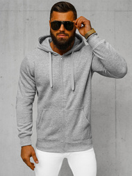 Pánska Mikina Sivá OZONEE JS/2008Z