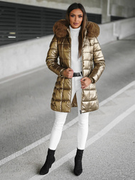 Dámska Bunda Zlato OZONEE JS/16M9120/403Z