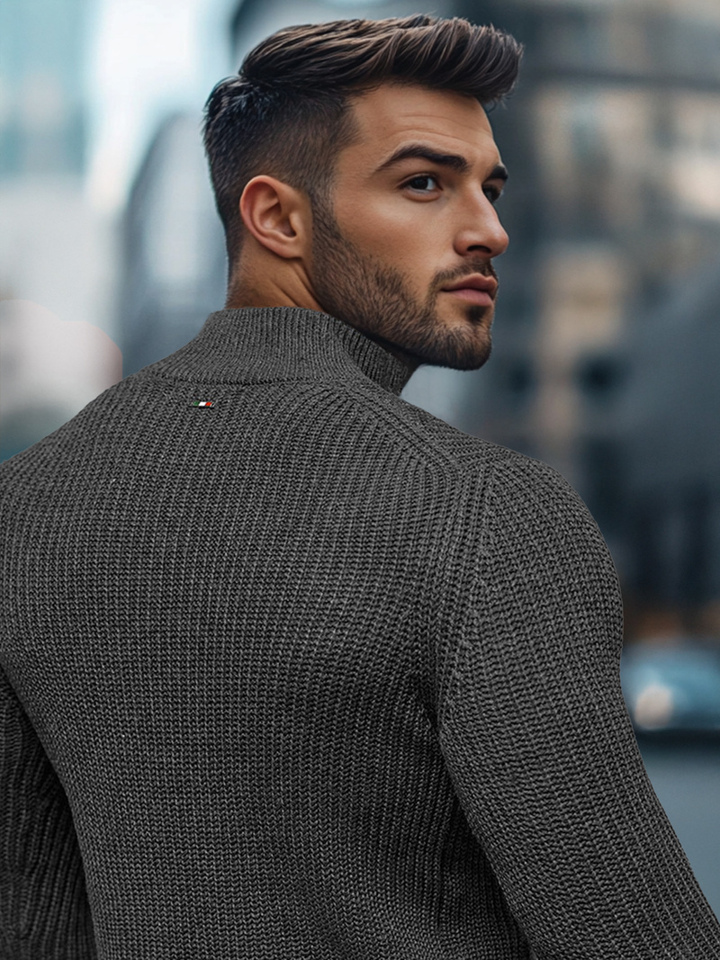 Pánsky Sveter Grafitový OZONEE NB/MM6020/3Z