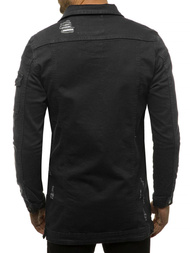 Pánska Riflová bunda Čierna OZONEE G/474K