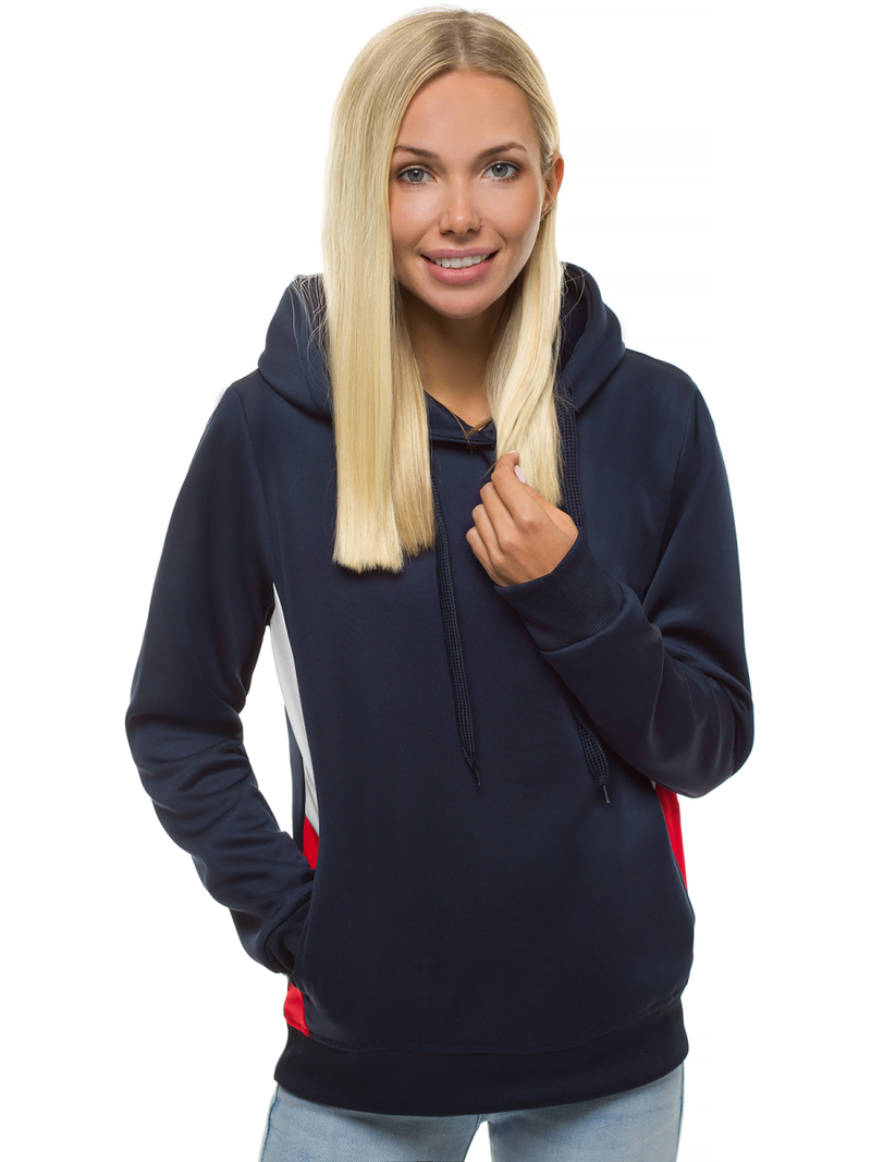 Dámska Mikina Tmavo-Námornícke Modrá OZONEE JS/JK88125/25