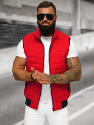 Pánska Vesta Červená OZONEE JS/MY77Z