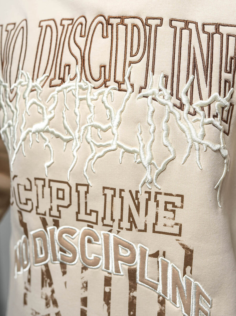 Mikina Béžová OZONEE O/SWE23037