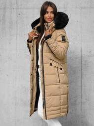 Dámska bunda béžová OZONEE O/W377