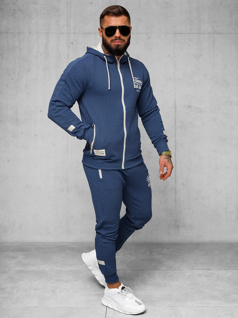 Pánska Tepláková Súprava Indigo OZONEE O/FF5032AB