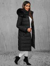 Dámska bunda čierna OZONEE JS/16M9126/392