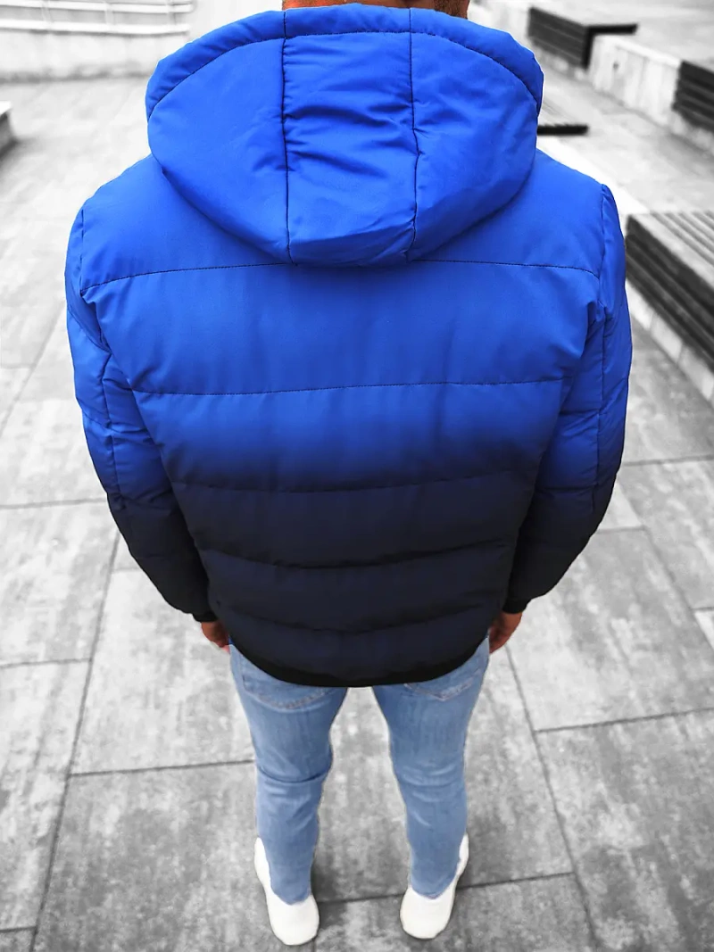 Pánska Obojstranná Bunda Modrá/Námornícka-Modrá OZONEE JS/M760/215