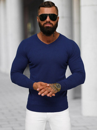 Pánsky Sveter Tmavomodré OZONEE NB/MMB601/5Z