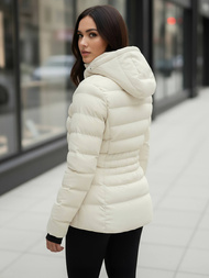 Dámska Zimná Bunda Ecru OZONEE JS/M769/281
