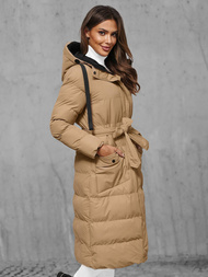 Dámska bunda camelová OZONEE JS/5M3178/84