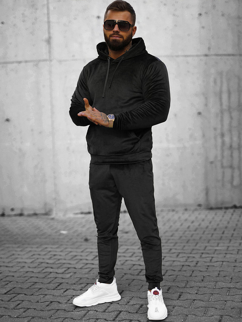 Pánska Tepláková Súprava Čierny OZONEE O/12139