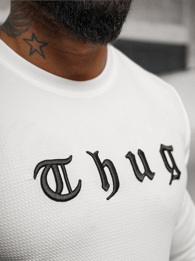 Pánska Mikina Biela OZONEE O/T6612