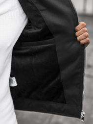 Pánska Bunda Čierna OZONEE JS/M15501