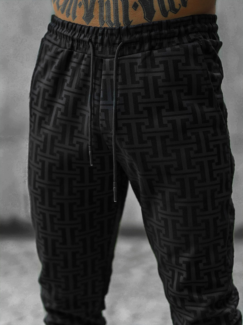 Pánska Tepláková Súprava Čierny OZONEE O/D7263/9102