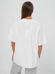 Dámske Tričko Biele OZONEE DJ77423