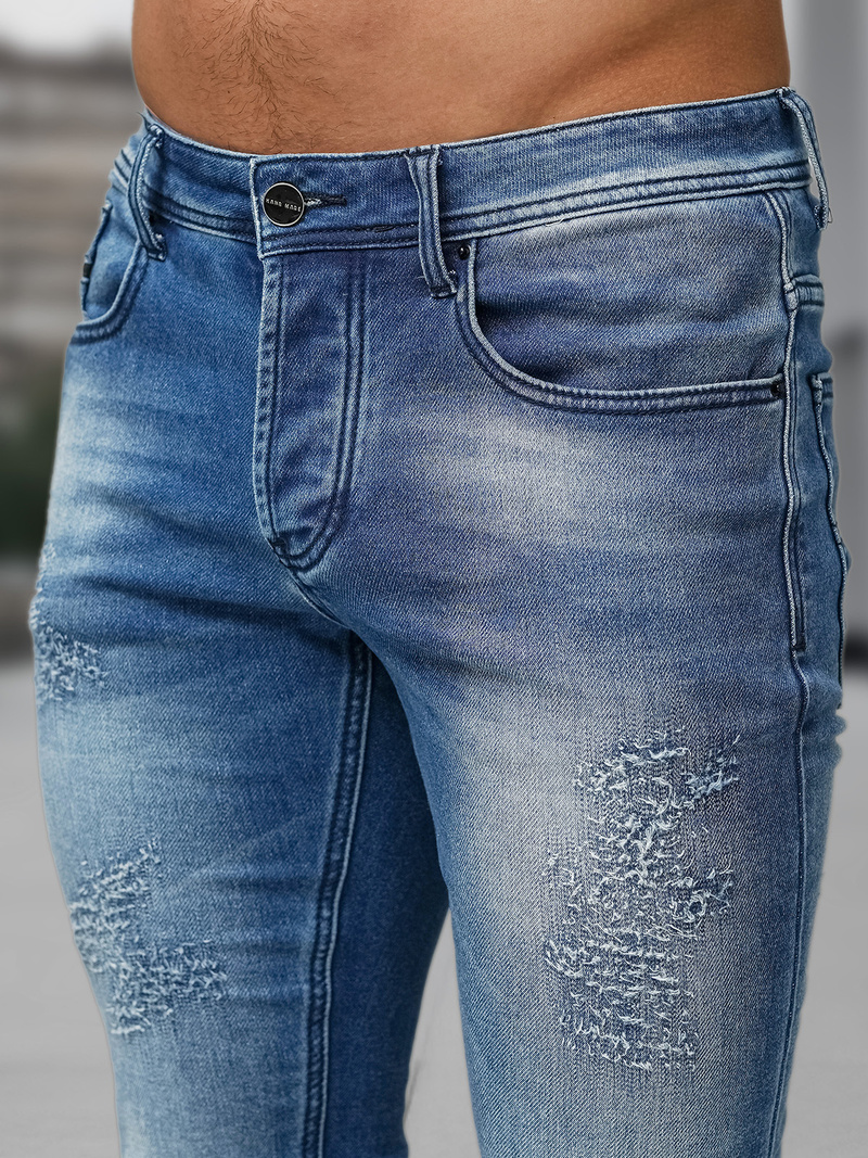 Pánske rifle modré OZONEE NB/MP0009BZ