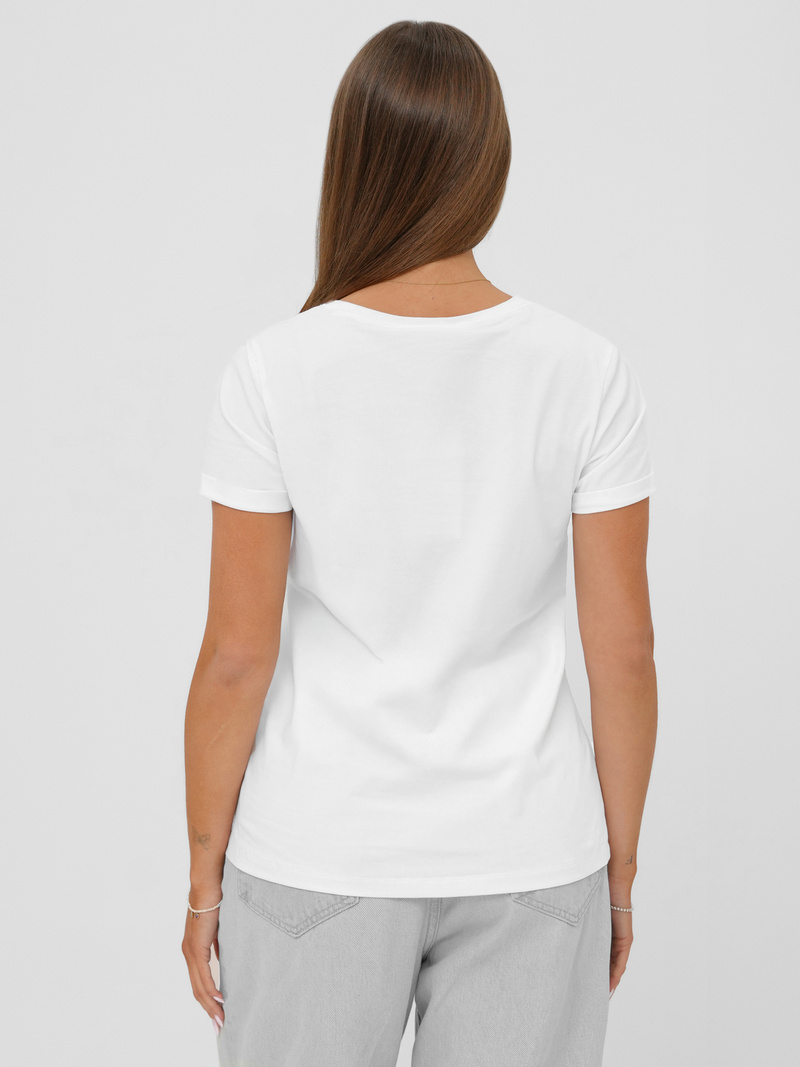 Dámske Tričko Bielo-Béžová OZONEE JS/YJ77726