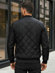 Pánska Bunda Čierna OZONEE JS/MY01Z