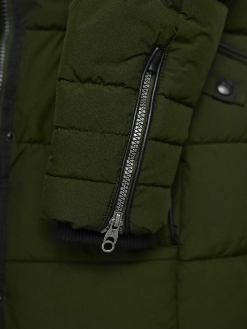 Dámska bunda khaki OZONEE O/W377Z