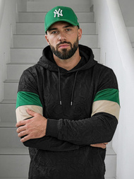 Pánska Mikina Čierna OZONEE JS/3B578