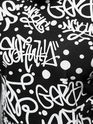 Pánske Tričko Čierne OZONEE JS/8T1216/3