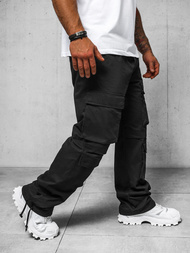 Pánske Nohavice Čierne OZONEE O/G3019Z