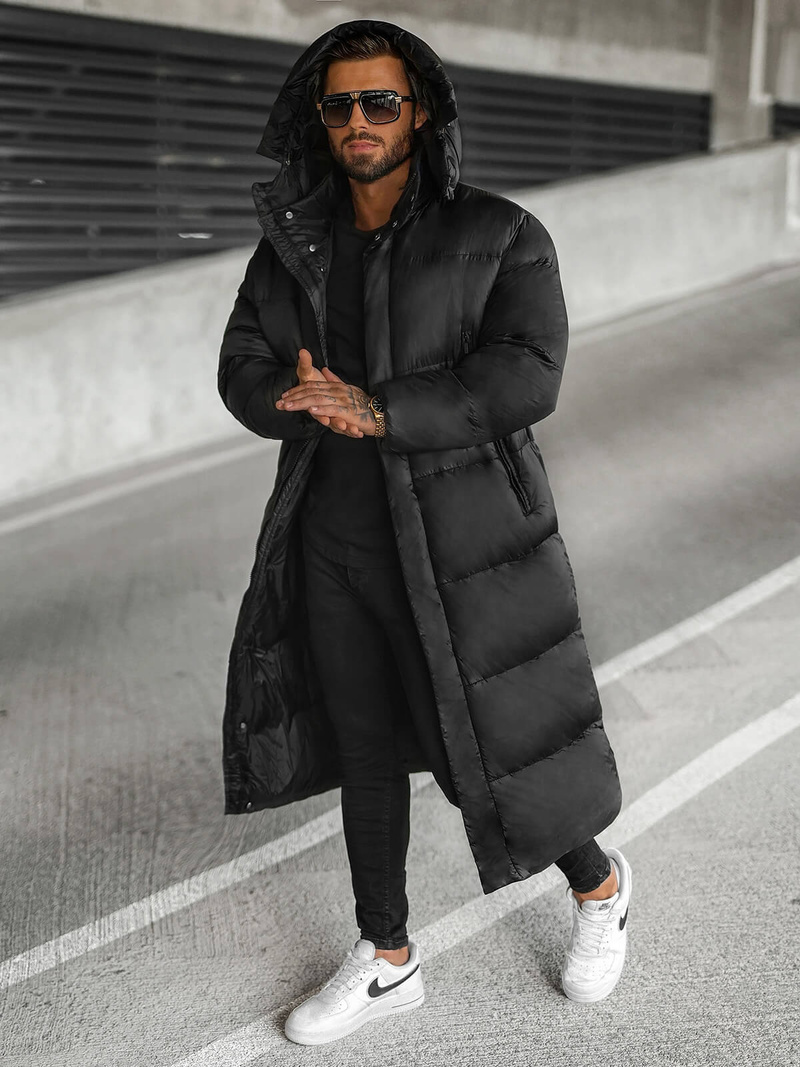 Pánska Bunda Čierna OZONEE O/M3202Z