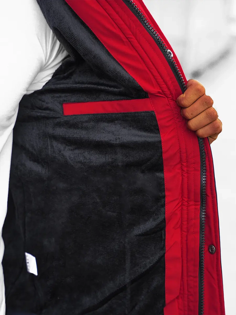 Pánska Bunda Námornícka Modrá OZONEE JS/M8103