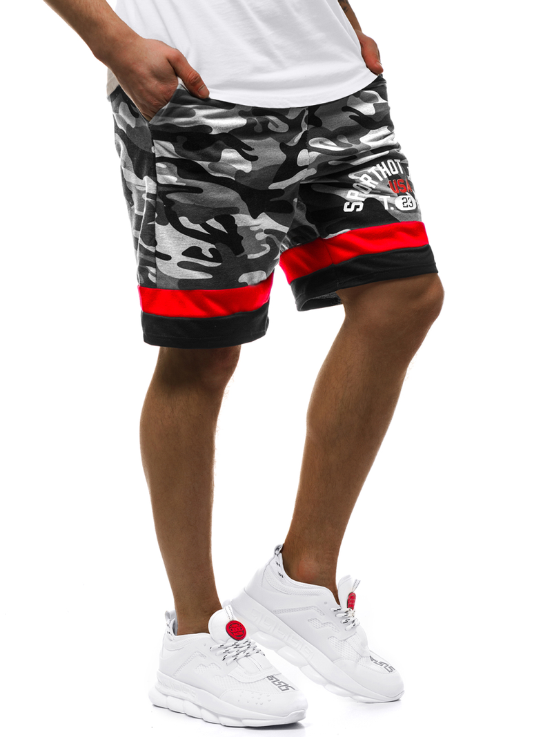 Pánske kraťasy Sivé JS/KK300152