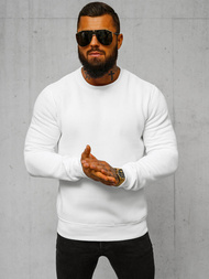 Pánska Mikina Biela OZONEE JS/2001-10Z