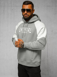 Mikina Sivé OZONEE O/SWE23027Z